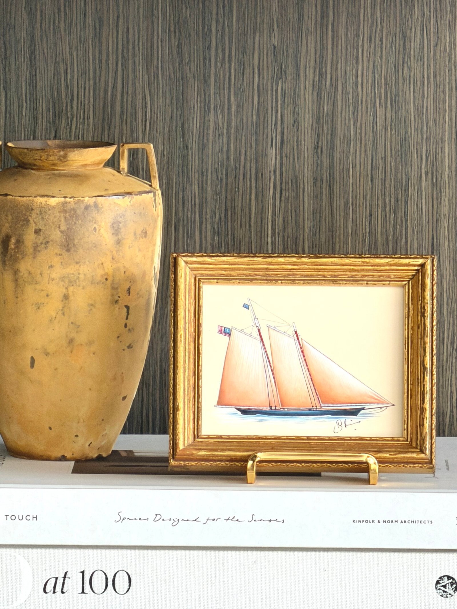 Hand-Painted Sailboat Painting, the Newport Sail - Image 3